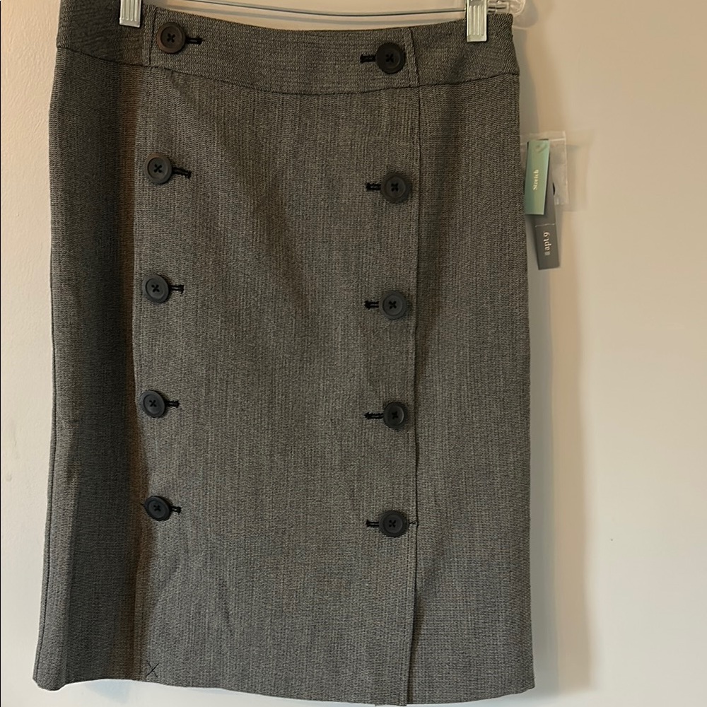 Apt. 9 Gray Knee-Length Pencil Skirt for Work